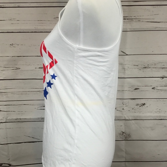 Superman America Red White Blue Tank Top size M - Picture 3 of 5